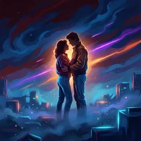 Cinematic 80s Sci-Fi Love