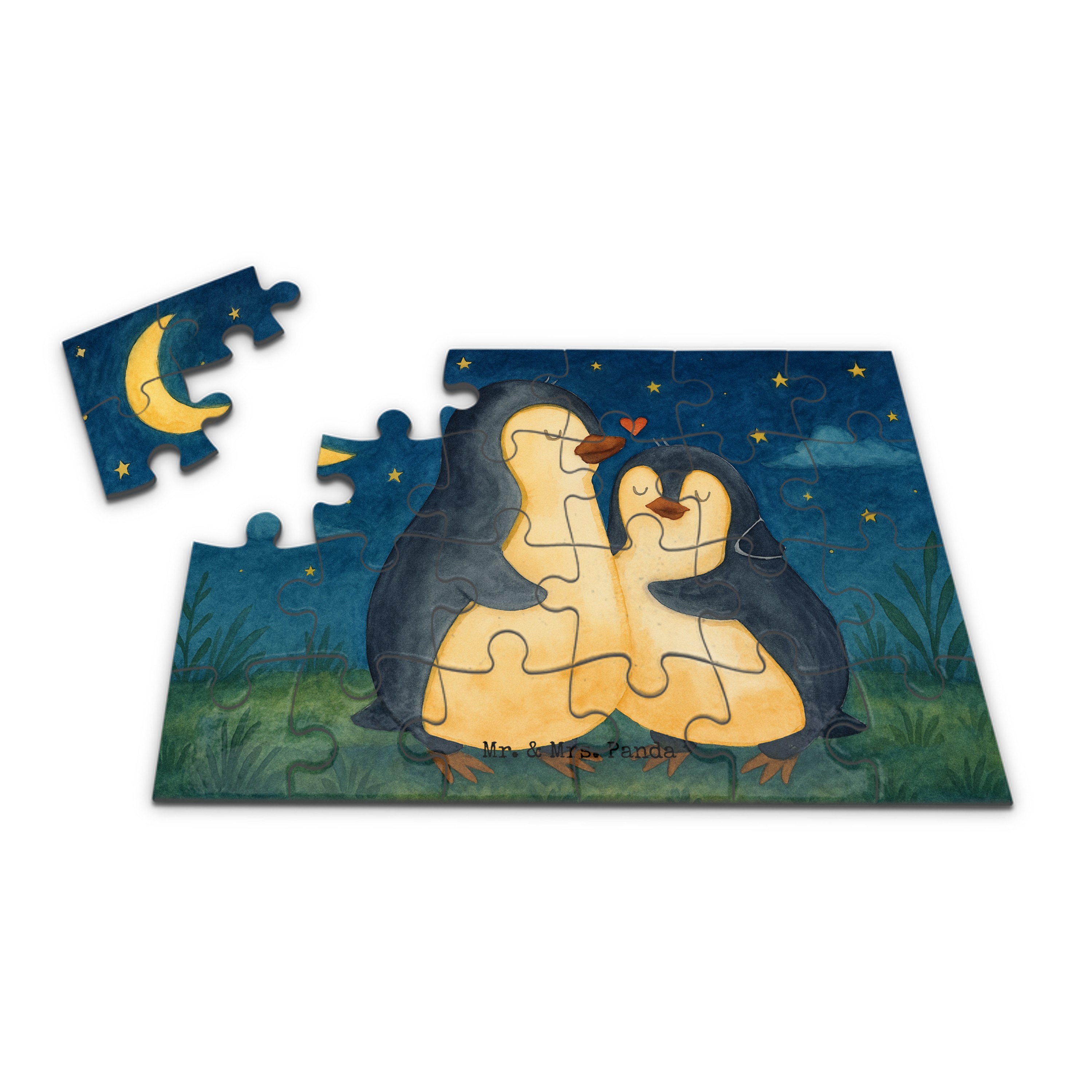 Puzzle Pinguine Einschlafen Design - Geschenk Liebesgeschenk für Männer - Bild 2 von 10