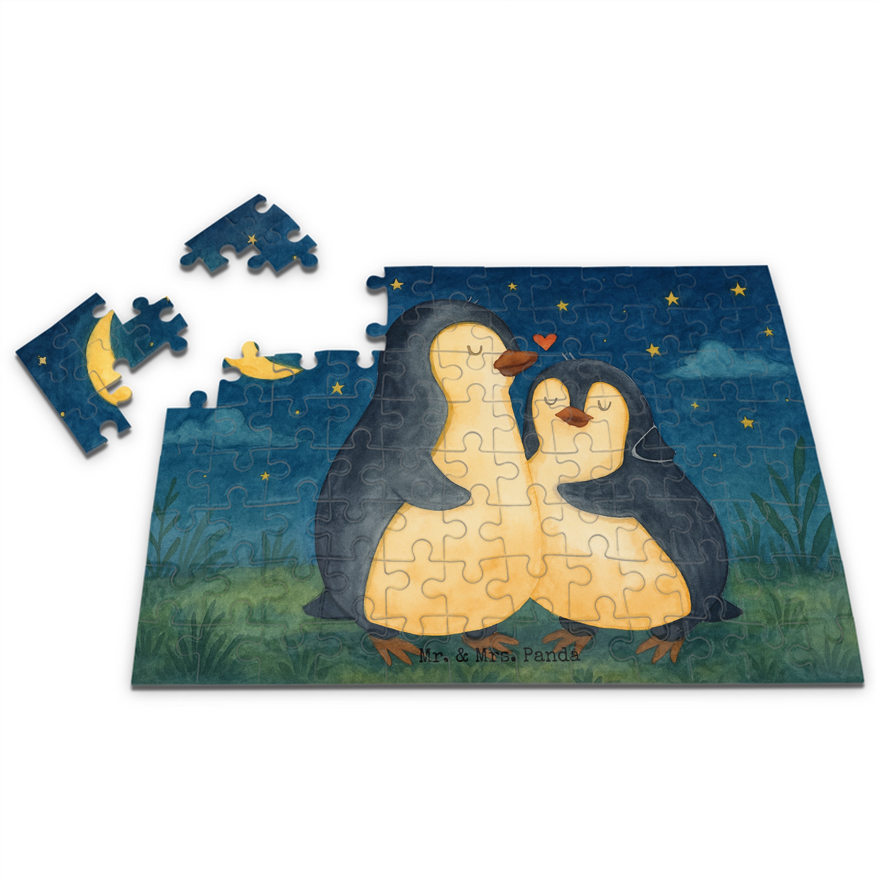 Puzzle Pinguine Einschlafen Design - Geschenk Liebesgeschenk für Männer - Bild 4 von 10