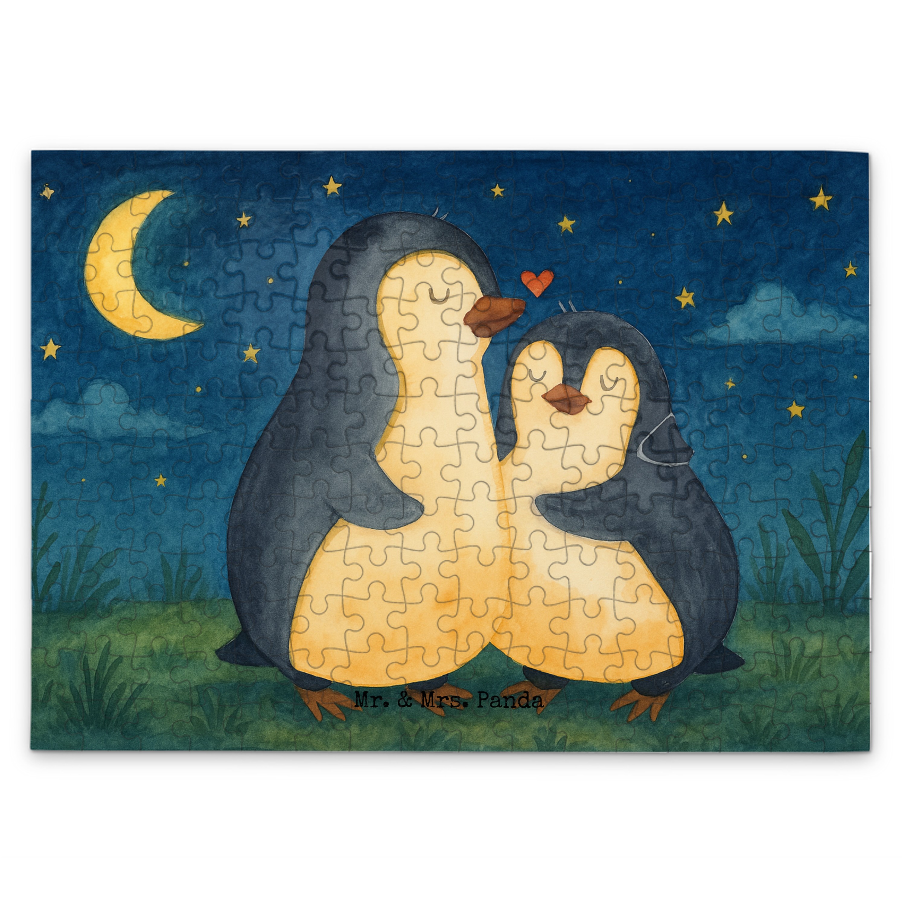 Puzzle Pinguine Einschlafen Design - Geschenk Liebesgeschenk für Männer - Bild 5 von 10
