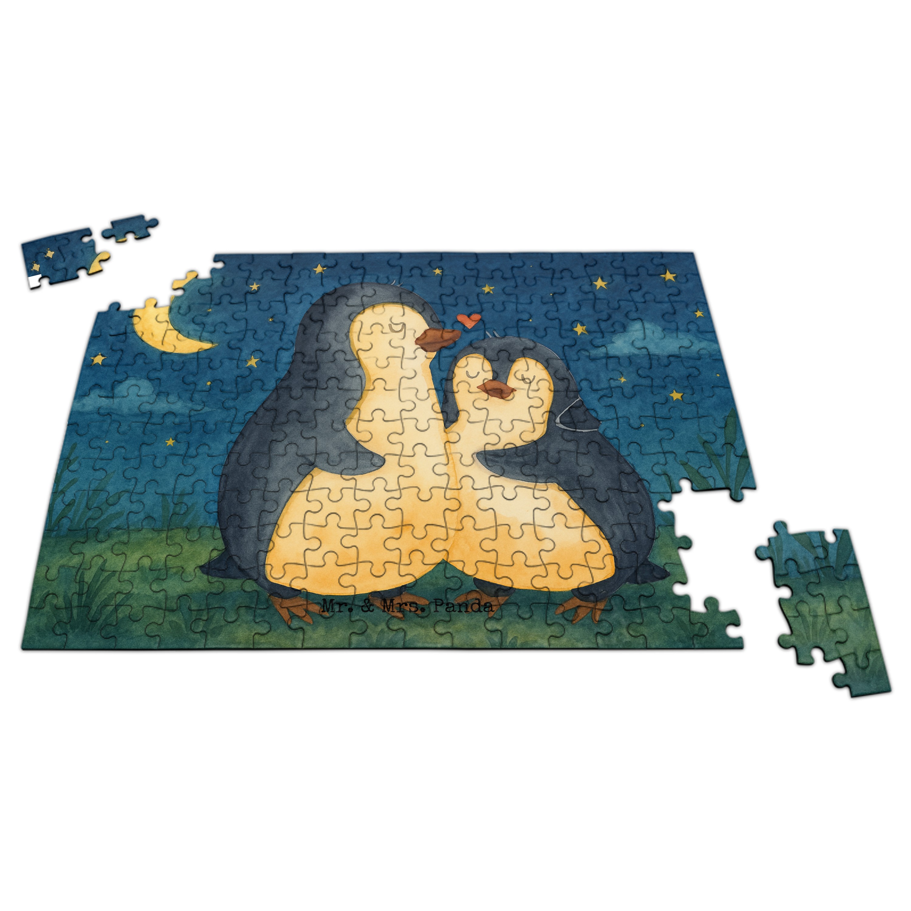 Puzzle Pinguine Einschlafen Design - Geschenk Liebesgeschenk für Männer - Bild 6 von 10