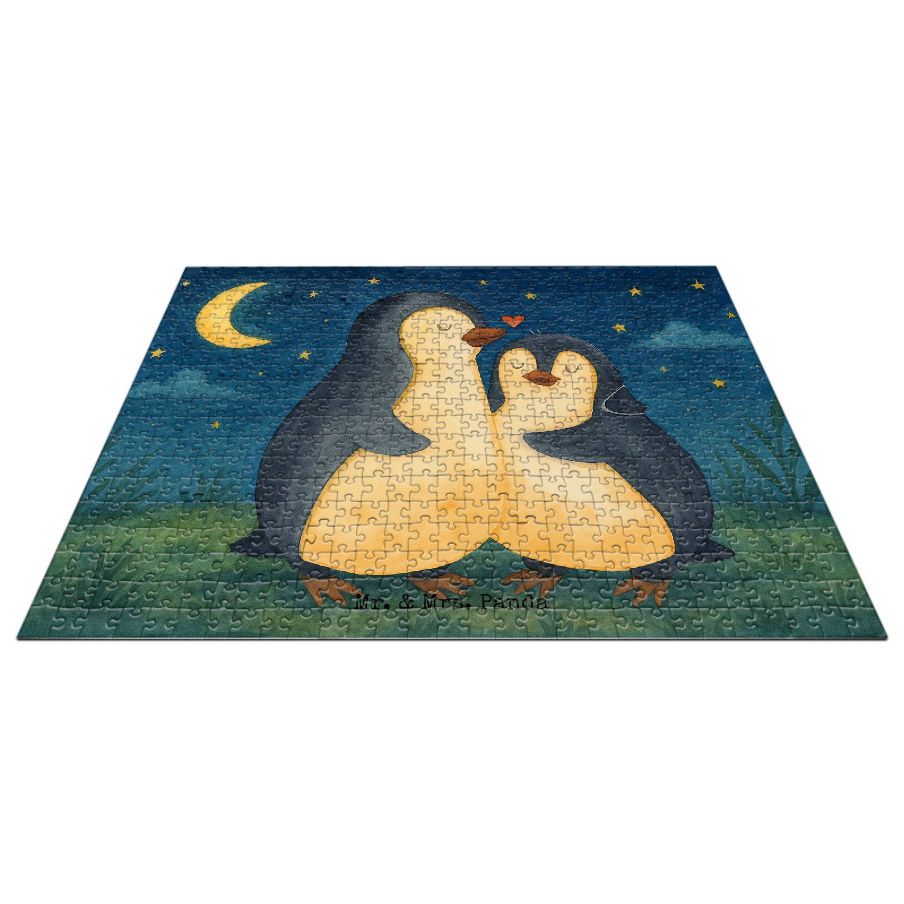 Puzzle Pinguine Einschlafen Design - Geschenk Liebesgeschenk für Männer - Bild 8 von 10
