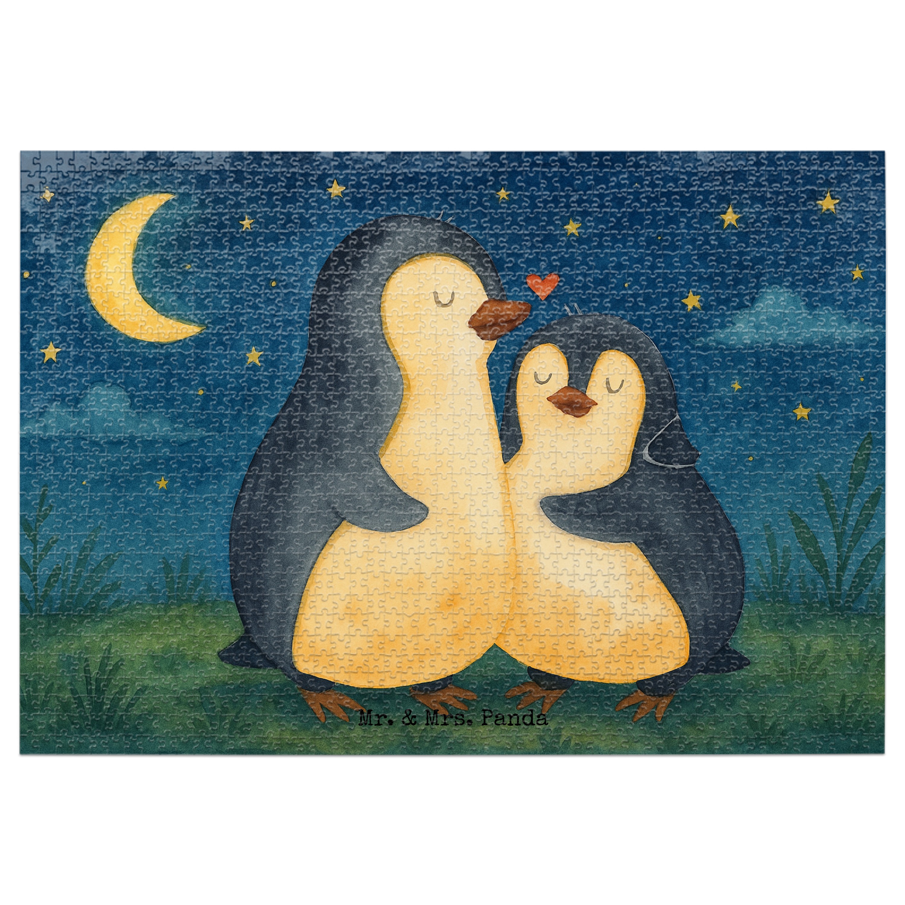 Puzzle Pinguine Einschlafen Design - Geschenk Liebesgeschenk für Männer - Bild 9 von 10