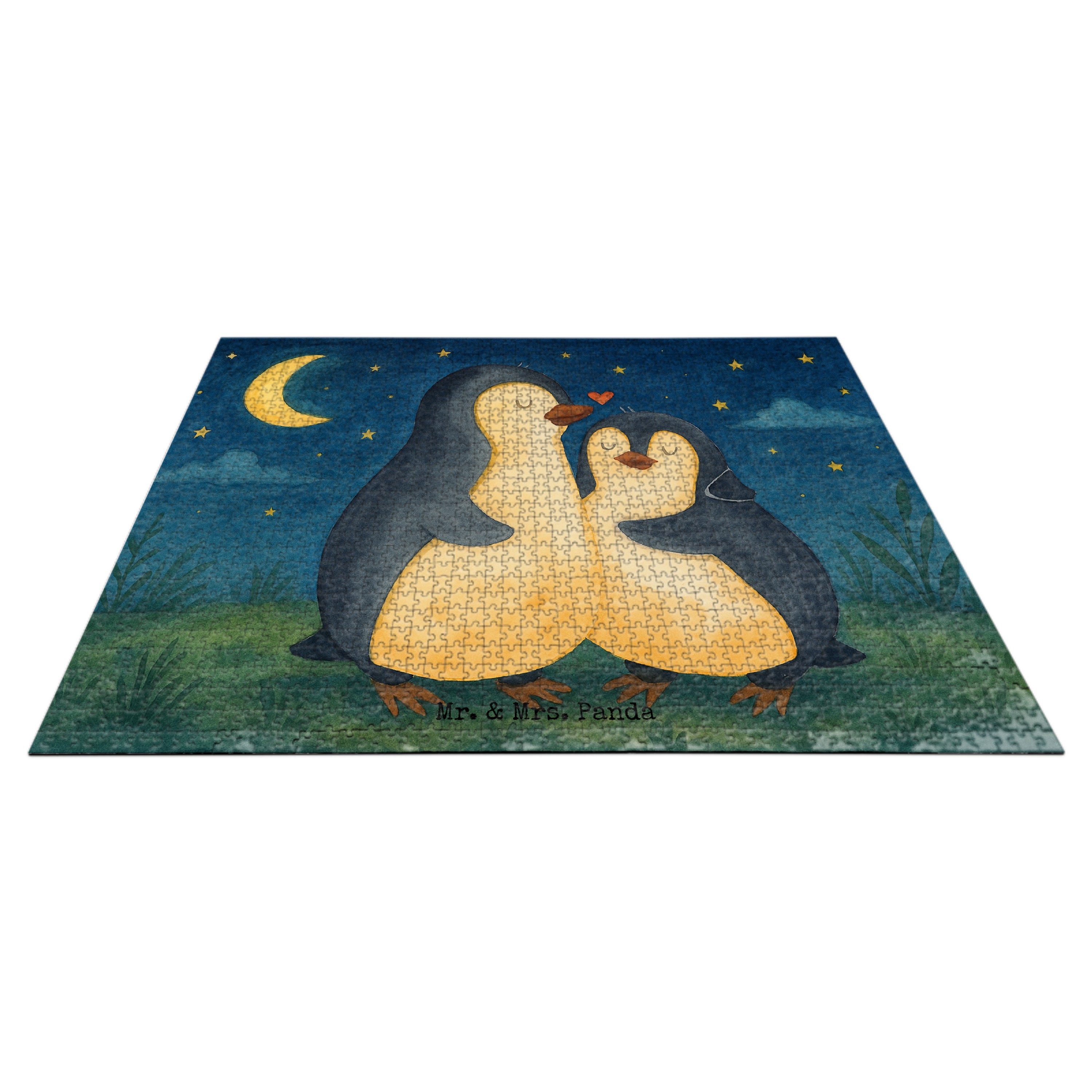 Puzzle Pinguine Einschlafen Design - Geschenk Liebesgeschenk für Männer - Bild 10 von 10