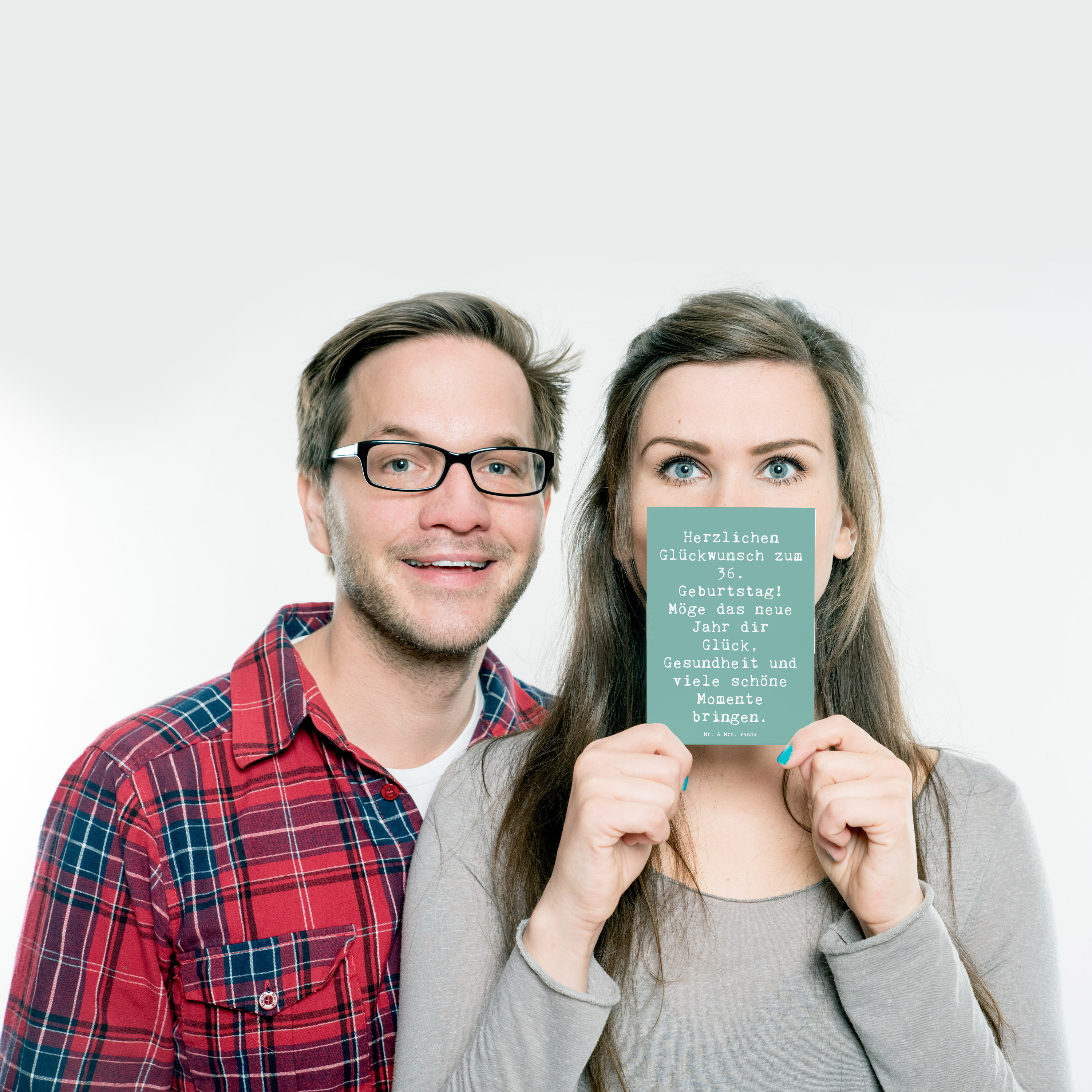 Postkarte Spruch 36. Geburtstag Glückwünsche - Geschenk neues Jahr Dankeskarte - Bild 14 von 15